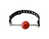 Ball Gag - BLACK withStainless Steel Rod