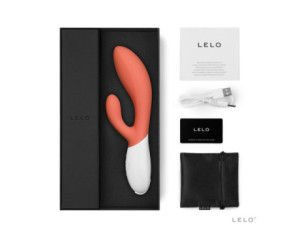 LELO INA 3 Dual Stimulator Coral Red