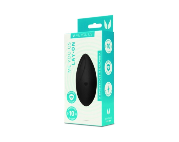 Me You Us Lay-On Vibrator Black