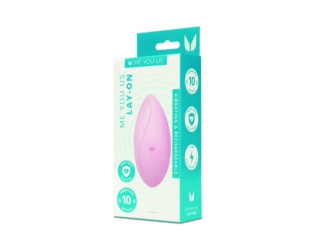 Me You Us Lay-On Vibrator Pink