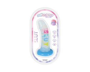 Cotton Candy Slut 6in Silicone Dildo