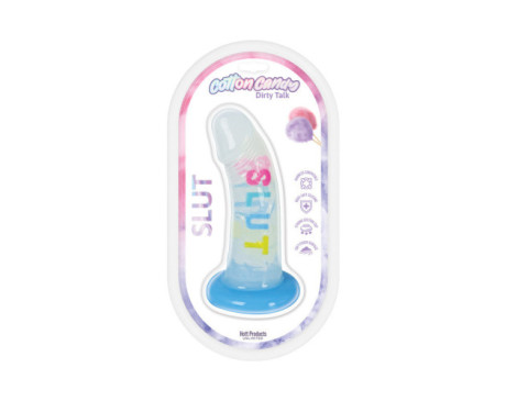 Cotton Candy Slut 6in Silicone Dildo