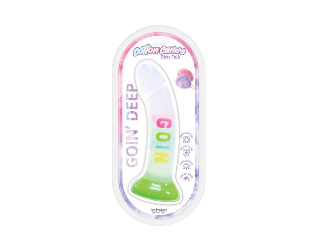 Cotton Candy Goin' Deep 7in Sili Dildo