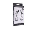 SS Velvet Noir Tuggable Nipple Clamps