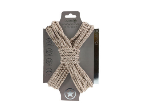 Ouch! Bondage Rope 10m Nylon Gold
