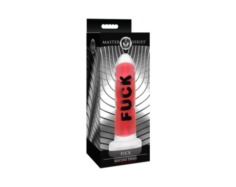 Master Series FUCK Silicone Dildo