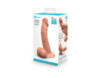 b-Vibe Slipskin Dildo 8in Curved Mocha