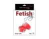 Rouge Fetish Play Vegan Wrist Cuffs Red