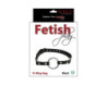 Rouge Fetish Play Vegan O-Ring Gag Black
