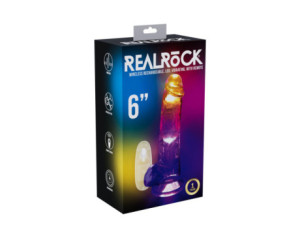 RealRock Wireless RC Vib 6in Balls Clear