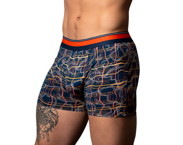 MP Soo Cumfy Boxer Brief Navy/Orange S