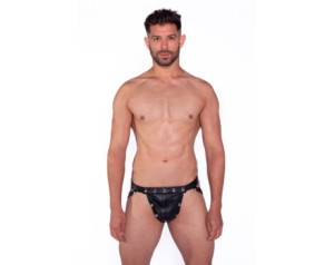 Prowler RED Leather Harness Jock Strap M