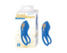 Gold Glam Cockring Blue