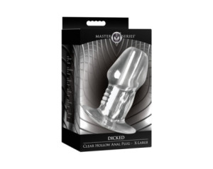 Master Series Dicked Clear HollowPlug XL