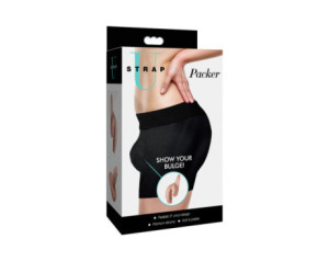 Strap U 5.1in Uncut Sili Packer Dildo Lt