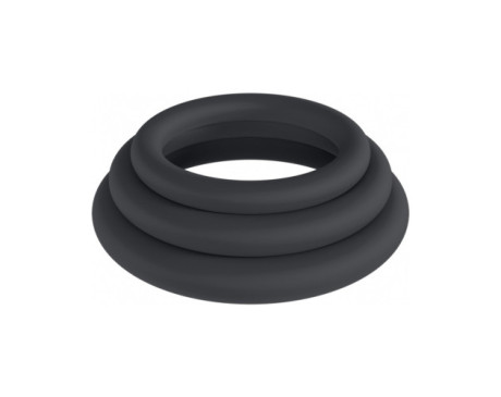 LEVELZ Classic Sili CRingSet L/XL/XXL Bk