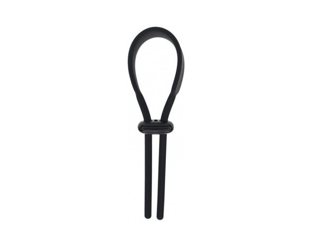 LEVELZ Wide Adj Sili Lasso C-Ring 5mm Bk
