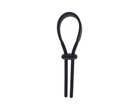 LEVELZ Wide Adj Sili Lasso C-Ring 5mm Bk