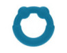 LEVELZ Metal & Silicone Cock Ring Teal