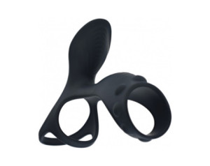 LEVELZ Vibr Sili C&BRing w/Shaft Loop Bk