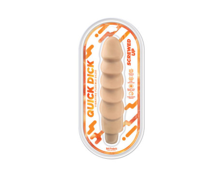 Quick Dick Screwed Up Vib Dildo 8.5in