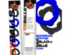 Oxballs Gearheads 5pk SpinnerRing Blu/Bk