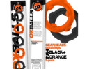Oxballs Gearheads 5pk SpinnerRing Org/Bk