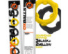 Oxballs Gearheads 5pk SpinnerRing Yel/Bk