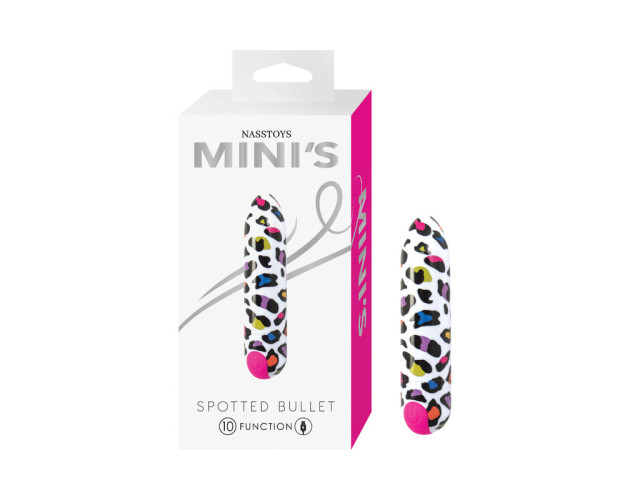 Nasstoys Mini's Spotted Bullet White