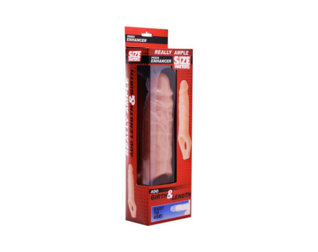 Size Matters Really Ample Sheath (White)