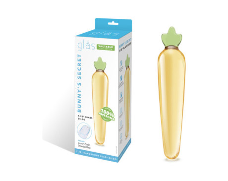 Glas Bunny's Secret 7.25in Glass Dildo