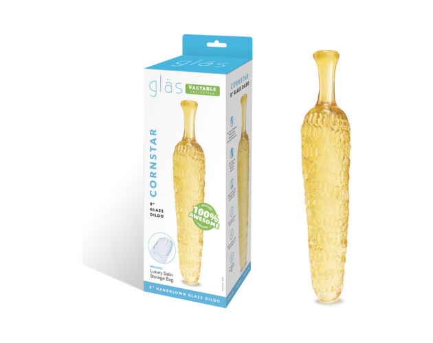 Glas Cornstar 8in Glass Dildo