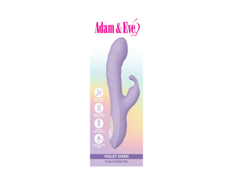 A&E Violet Vixen G-Spot Rabbit Vibe
