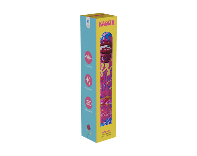 SLI Kaotix Pop Art Recharg Vibrator Pink