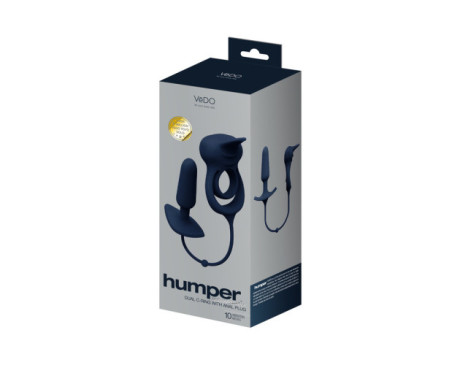 VeDO Humper Recharg Dual C-Ring Plug Blk