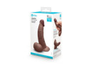 b-Vibe Slipskin Dildo 6.5in Curved Brown