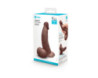 b-Vibe Slipskin Dildo 6.5in Curved Brown