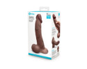 b-Vibe Slipskin Dildo 10in Curved Brown