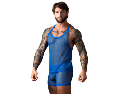 MP Fishnet 2.0 Tank Top Royal L/XL