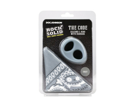 Rock Solid The Code C-Ring Bandana GryBk