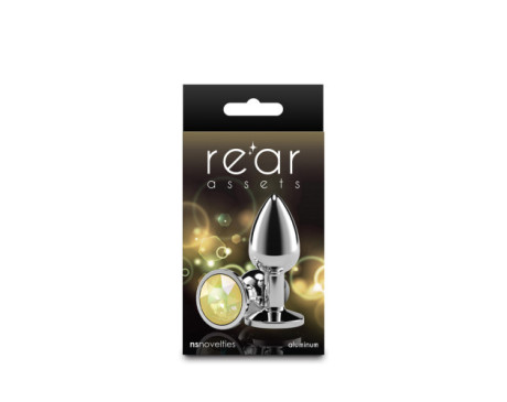Rear Assets Silver Small Yellow Gem