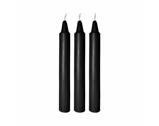 Me You Us Drip Candles 3 Pack Black