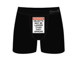 The Rear View Size Warning Underwear L