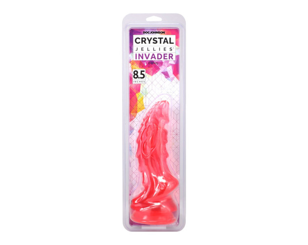 Crystal Jellies Invader 8.5 in. Pink