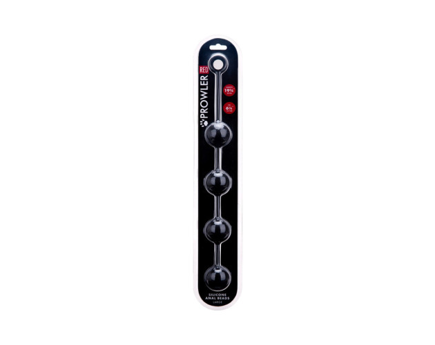 Prowler RED Large Silicone Anal Beads