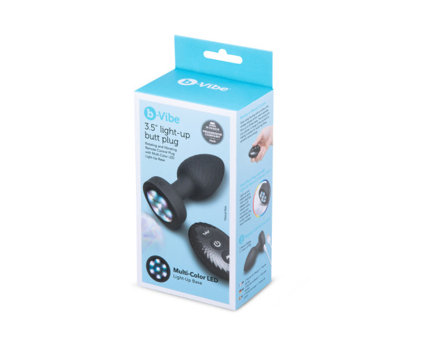 b-Vibe 3.5 in. Light-Up Butt Plug