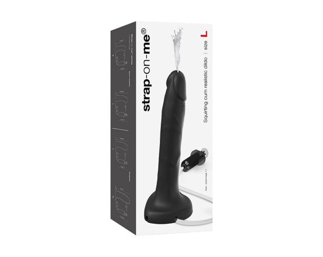 Strap-On-Me Squirting Cum Dildo Rea L Bk