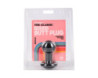 The Classic Round Butt Plug Black Small
