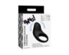 BANG! Vibrating Silicone Cock Ring Black